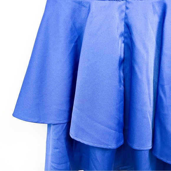 Banjul Royal Blue Lacey Party Dress - Picture 9 of 10